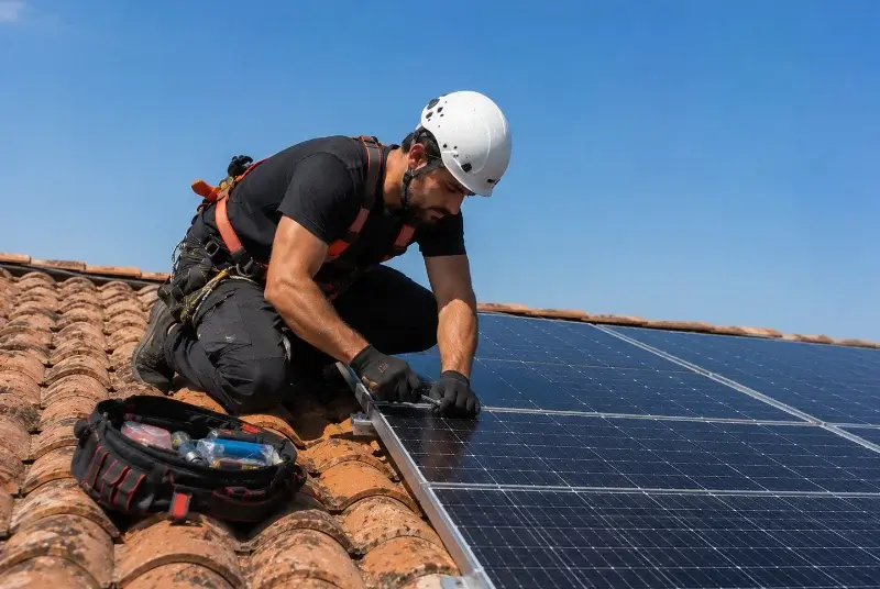 Maintenance et monitoring de panneaux solaires à Brain-sur-Allonnes
