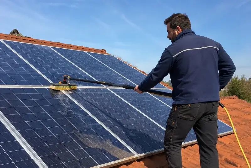 Nettoyage et entretien de panneaux solaires à Brain-sur-Allonnes